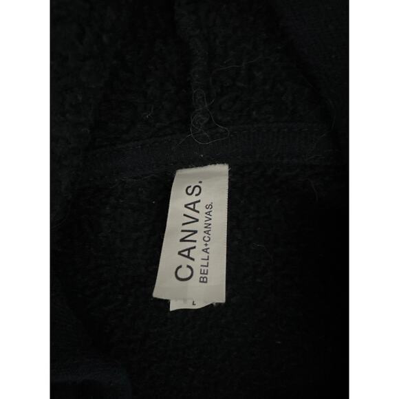 Canvas Black Hoodie Bummz Cafe Myrtle Beach SC Large Pre-owned‎ - Picture 3 of 6